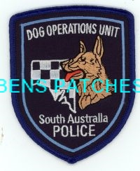 FOREIGN,AUSTRALIA,SOUTH AUSTRALIA POLICE DOG OPERATIONS UNIT K-9 1